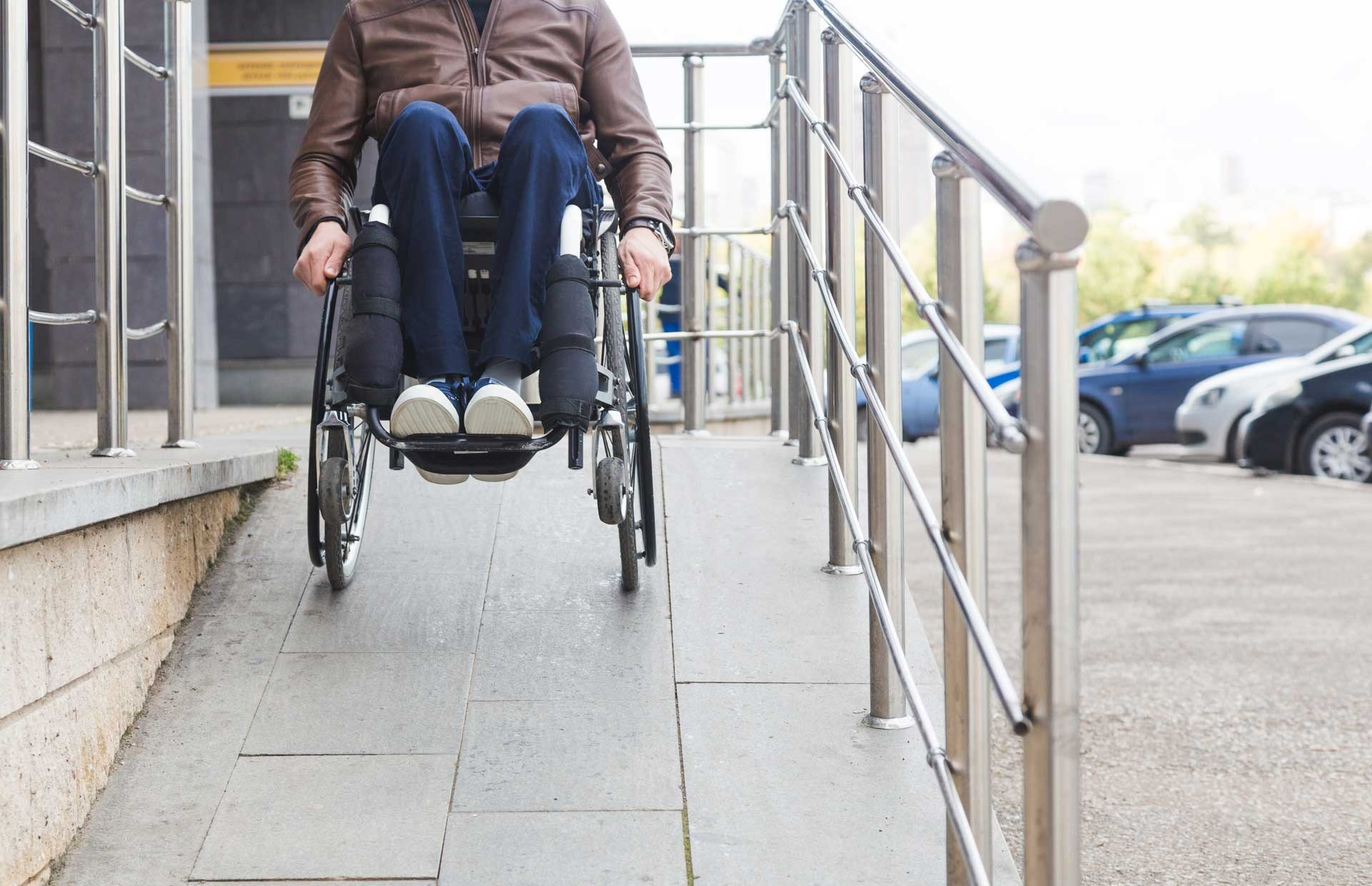 Medidas mínimas de rampa para sillas de ruedas, rampa para sillas